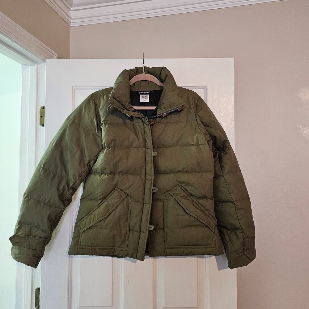 Patagonia Olive Puffer Jacket